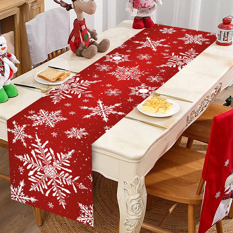Christmas Table Runner - Merry Christmas Table Runner Xmasตารางตกแต่งคริสต์มาสสําหรับHome 2025