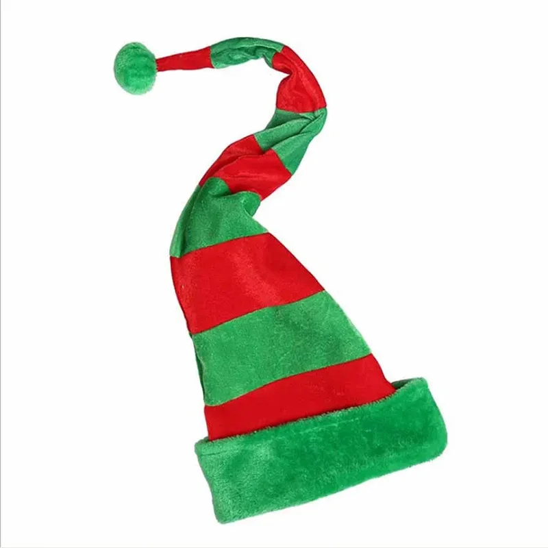Santa Hat Plush - หมวกคริสต์มาส หมวกซานต้าขนปุย ของประดับตกแต่ง หมวกคริสต์มาส หมวกปีใหม่ 2024