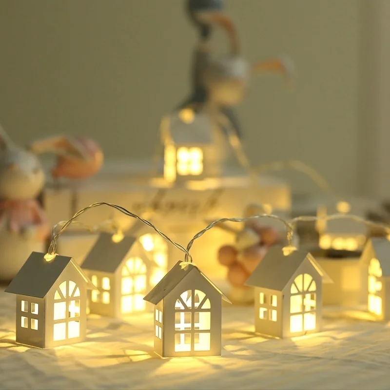 Led Fairy String Lights - ไฟแอลอีดีติดต้นคริสต์มาส10ดวงสำหรับงานแต่งงานไฟสายประดับนางฟ้าการตกแต่งคริสต์มาสปีใหม่ตกแต่งต้นคริสต์มาสสำหรับต้นไม้