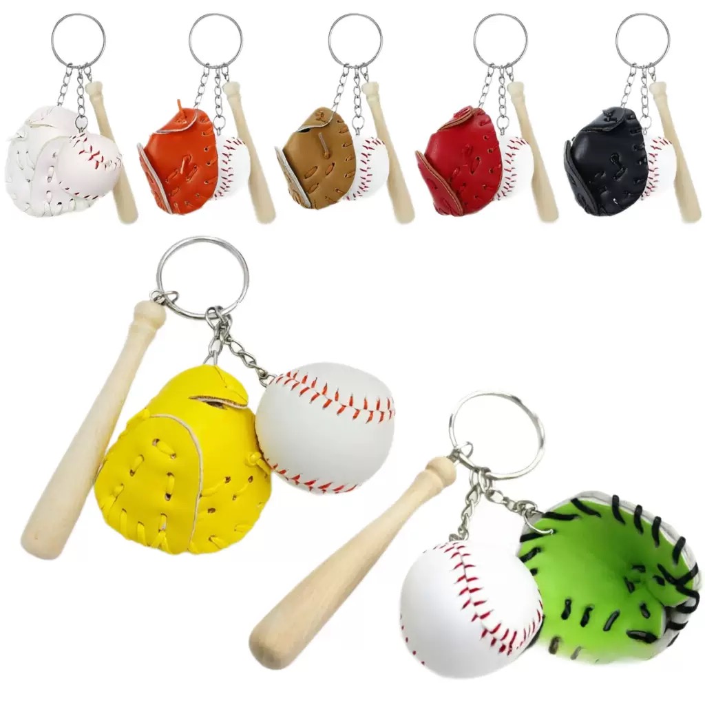 Ornament Ball Set - พวงกุญแจเบสบอลขนาด 2 ซม. ชุด 3 ชิ้น