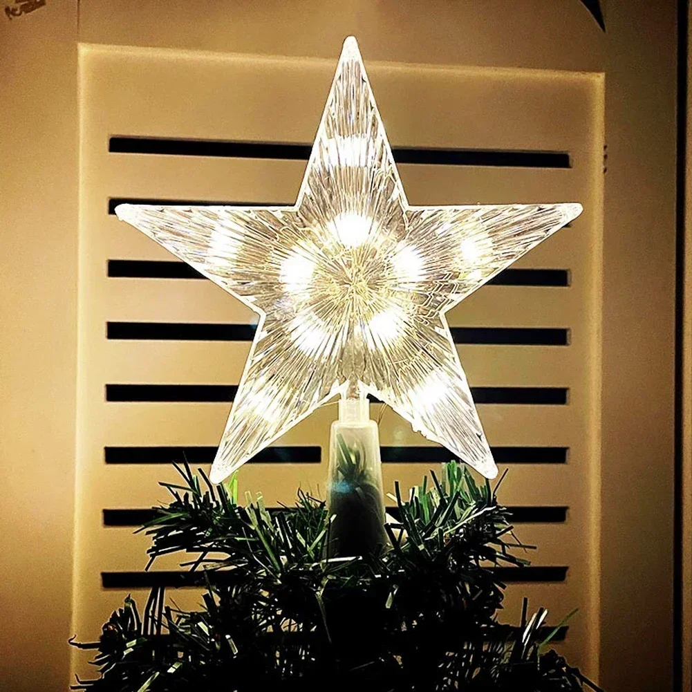 15 ซม.LED เครื่องประดับต้นคริส - Star Tree Topper บทวิจารณ์และราคา