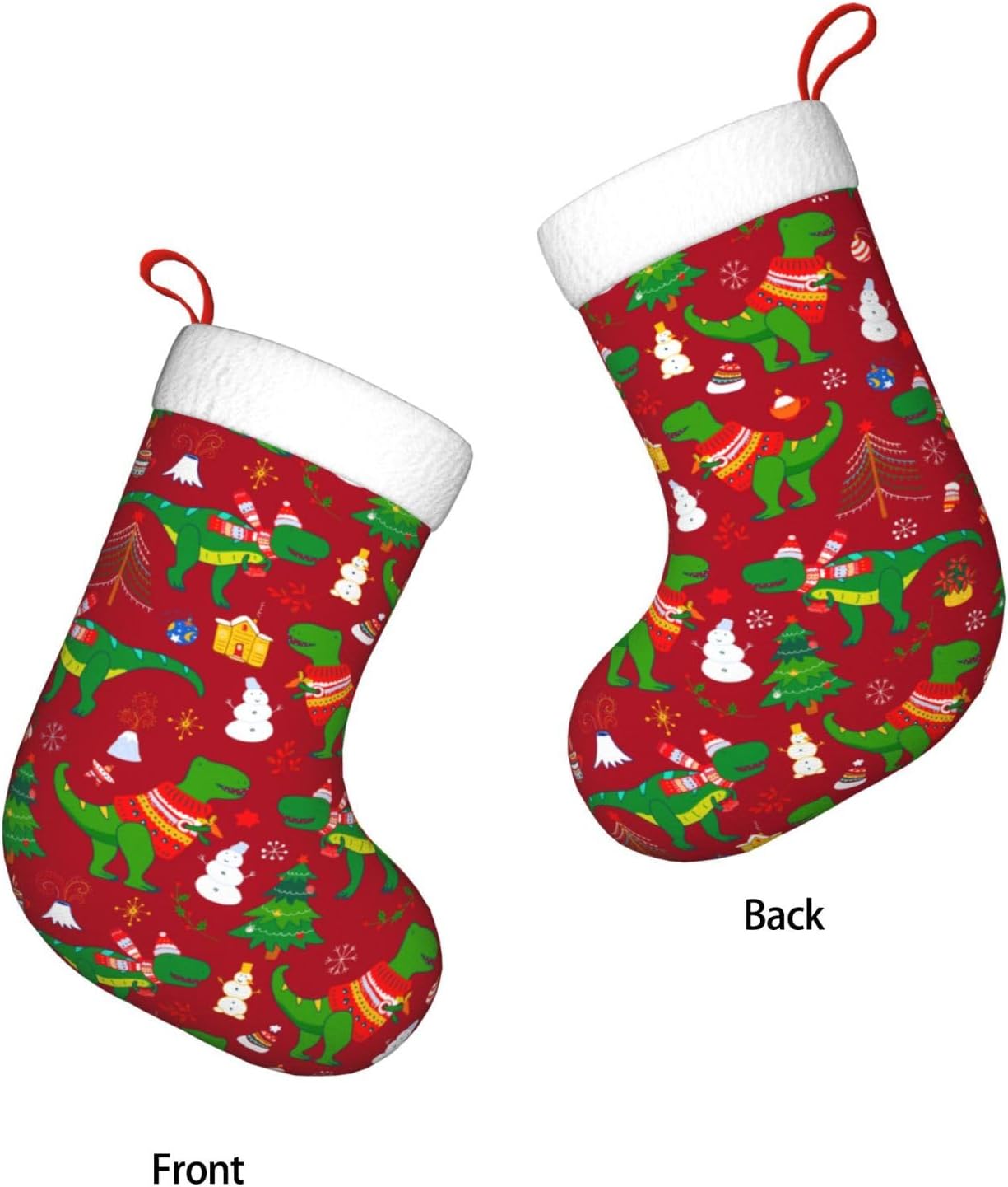 ถุงน่องคริสต์มาสลายไดโนเสาร์น่ - Christmas Stocking Hanging บทวิจารณ์และราคา
