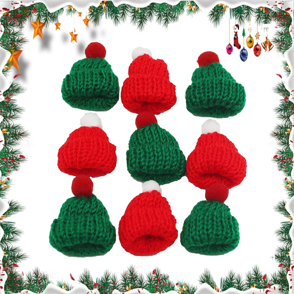 10 ชิ้น 3.5x5 เซนติเมตรมินิคริ - Santa Hat Plush บทวิจารณ์และราคา