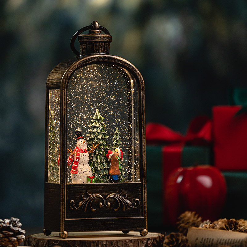 โคมไฟคริสมาสต์รูปหิมะโคมไฟคริส - Snow Globe Musical บทวิจารณ์และราคา