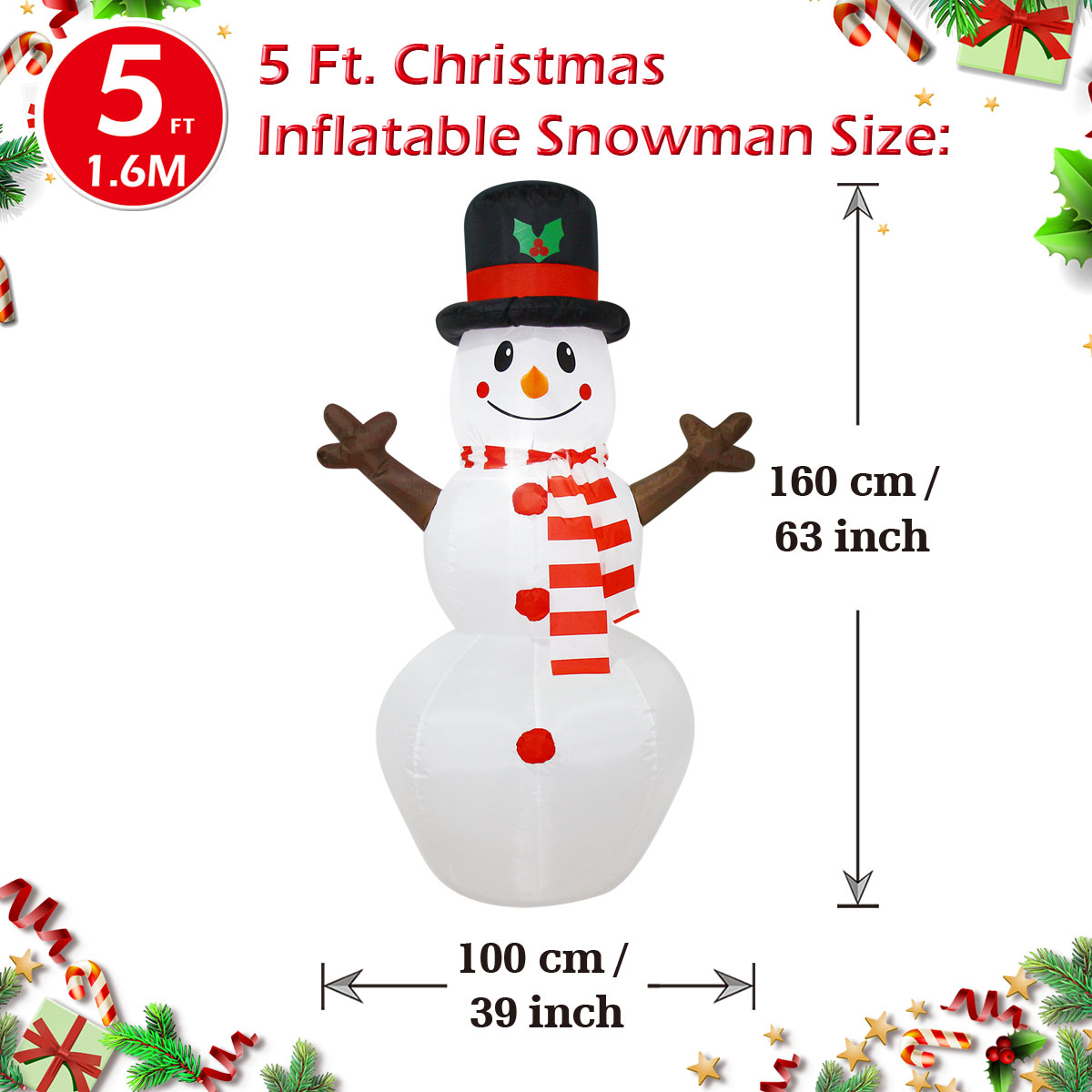 ของตกแต่งคริสต์มาสเป่าลมสำหรับ - Christmas Lights Outdoor บทวิจารณ์และราคา