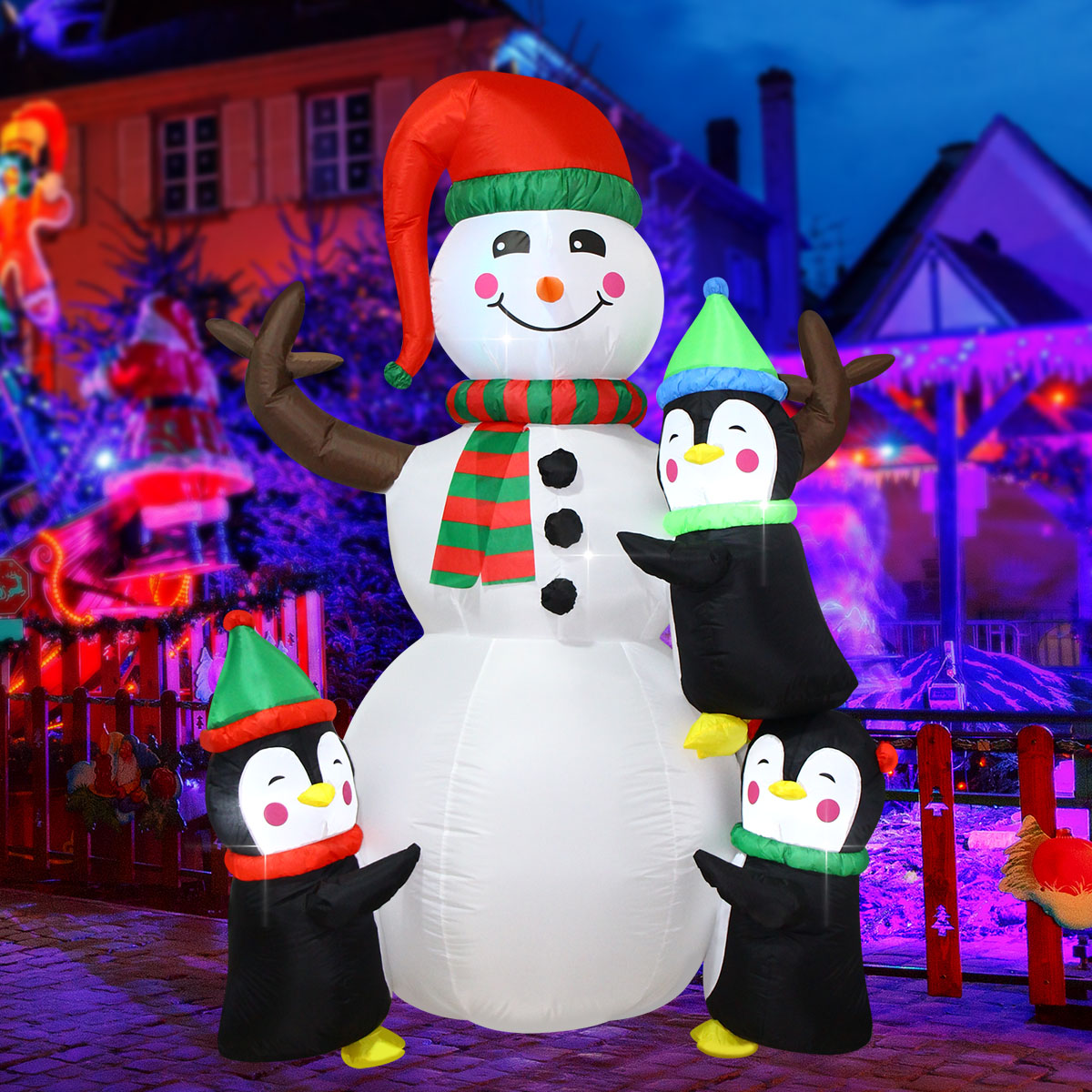 ของตกแต่งคริสต์มาสเป่าลมสำหรับ - Christmas Lights Outdoor บทวิจารณ์และราคา