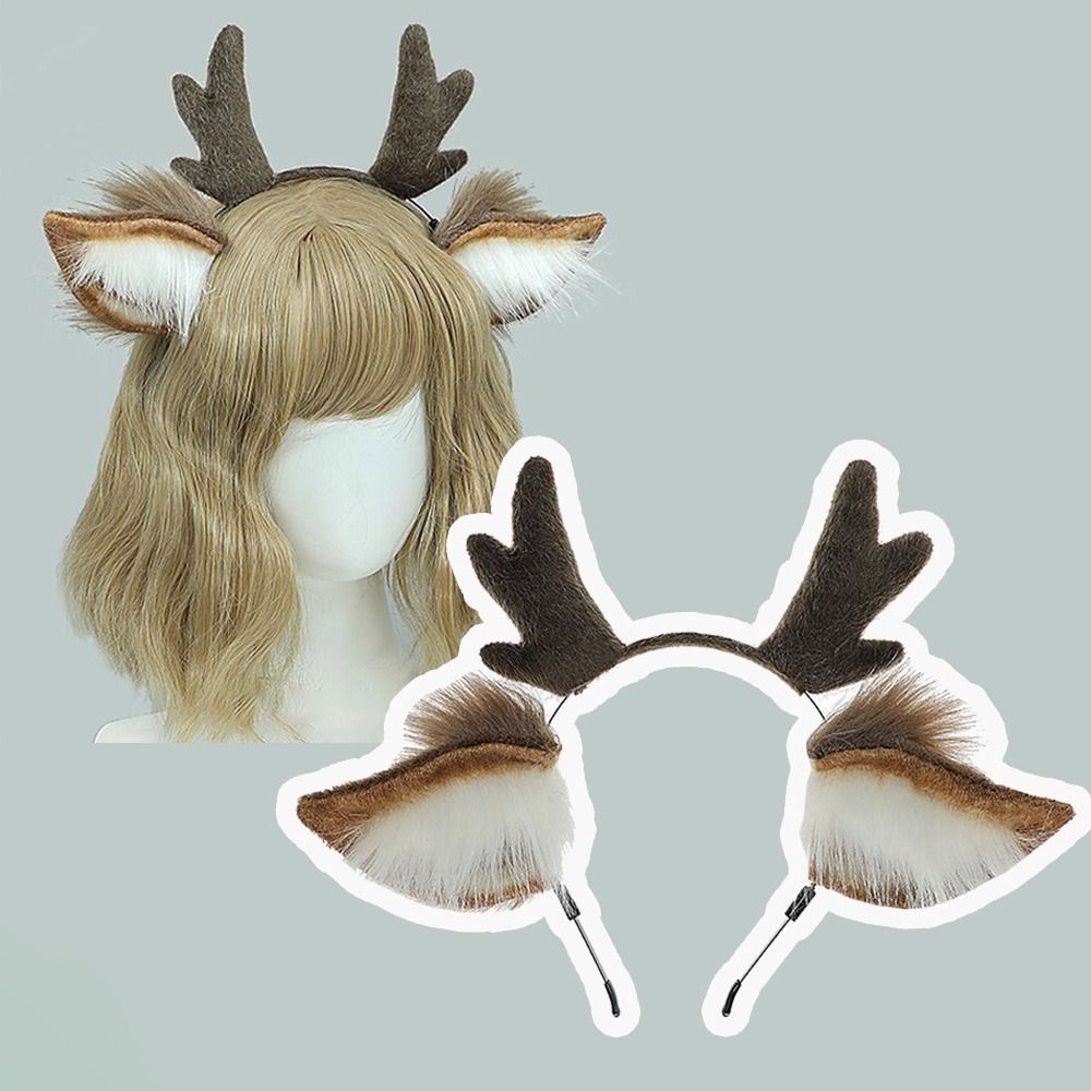 ที่คาดผมรูปหูกวางเรนเดียร์แบบ  - Reindeer Antlers Headband บทวิจารณ์และราคา
