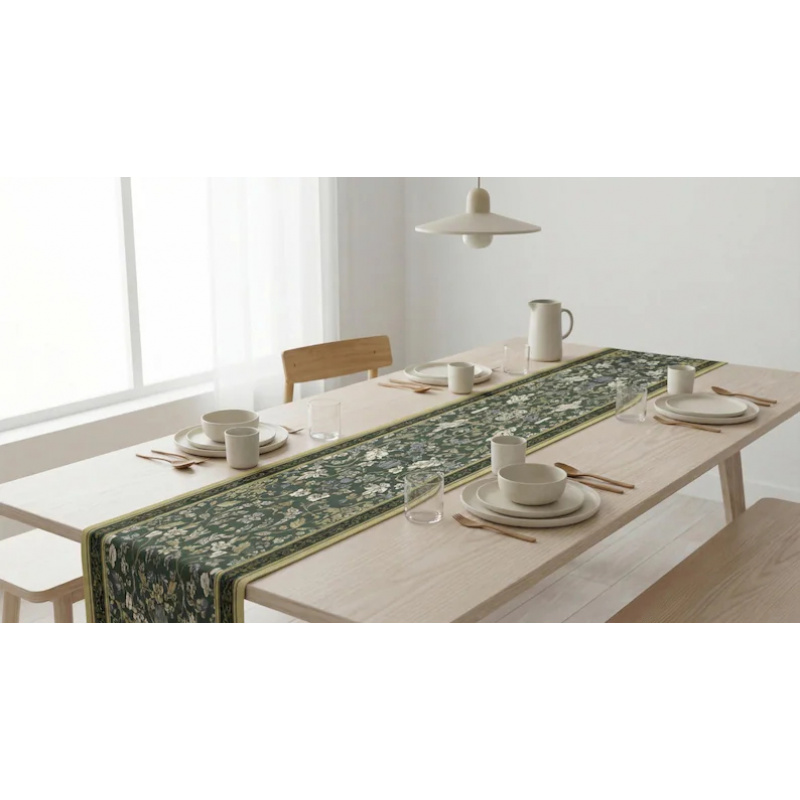 ผ้าปูโต๊ะลายดอกไม้สไตล์อาร์ตเด - Christmas Table Runner บทวิจารณ์และราคา