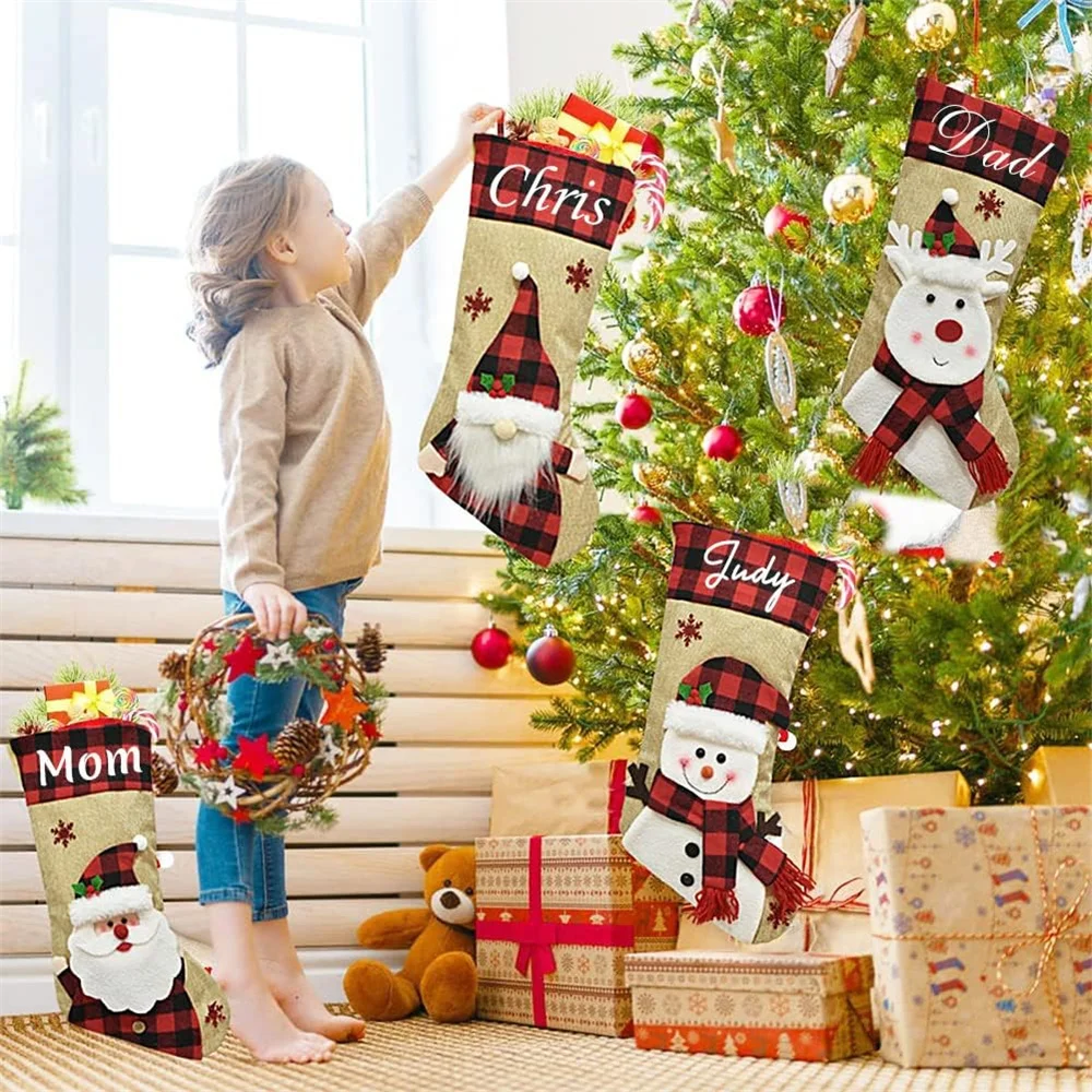 ถุงน่องวันหยุดคริสต์มาสถุงแขวน - Christmas Stocking Hanging บทวิจารณ์และราคา