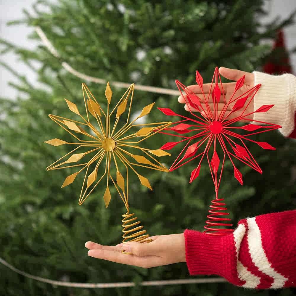 12.6 นิ้วไฟ LED สร้างสรรค์ Gli - Star Tree Topper บทวิจารณ์และราคา