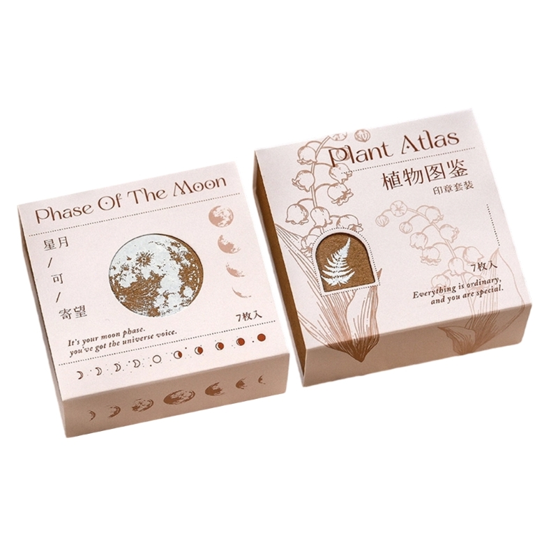 ไม้บล็อกซีลชุด 7 - Gift Box Wrap Set บทวิจารณ์และราคา