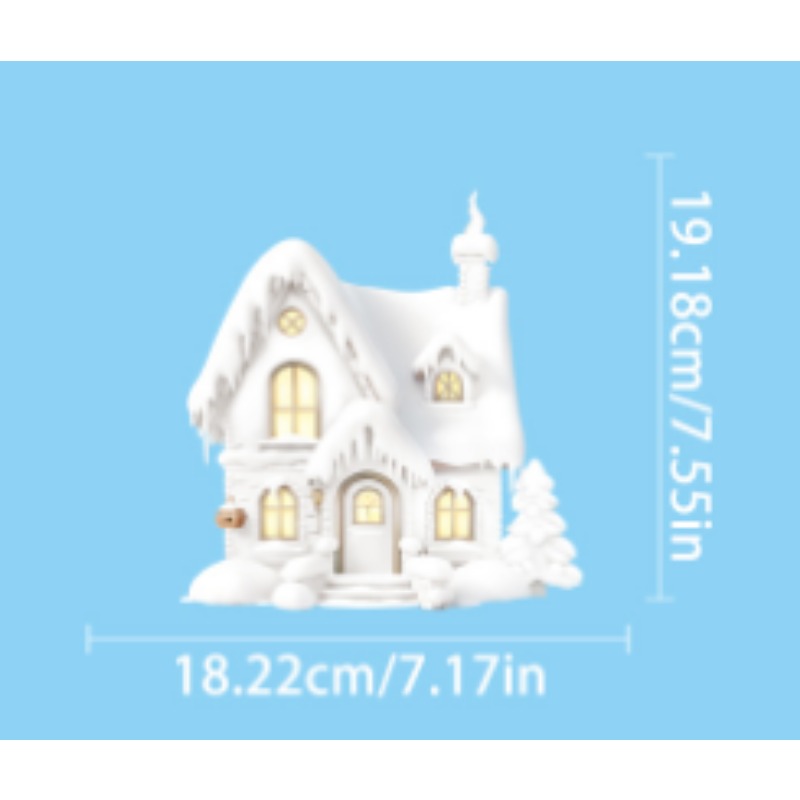 สโนว์แมน สโนว์เฟลก เอล์คสติ๊กเ - Snowflake Window Decal บทวิจารณ์และราคา