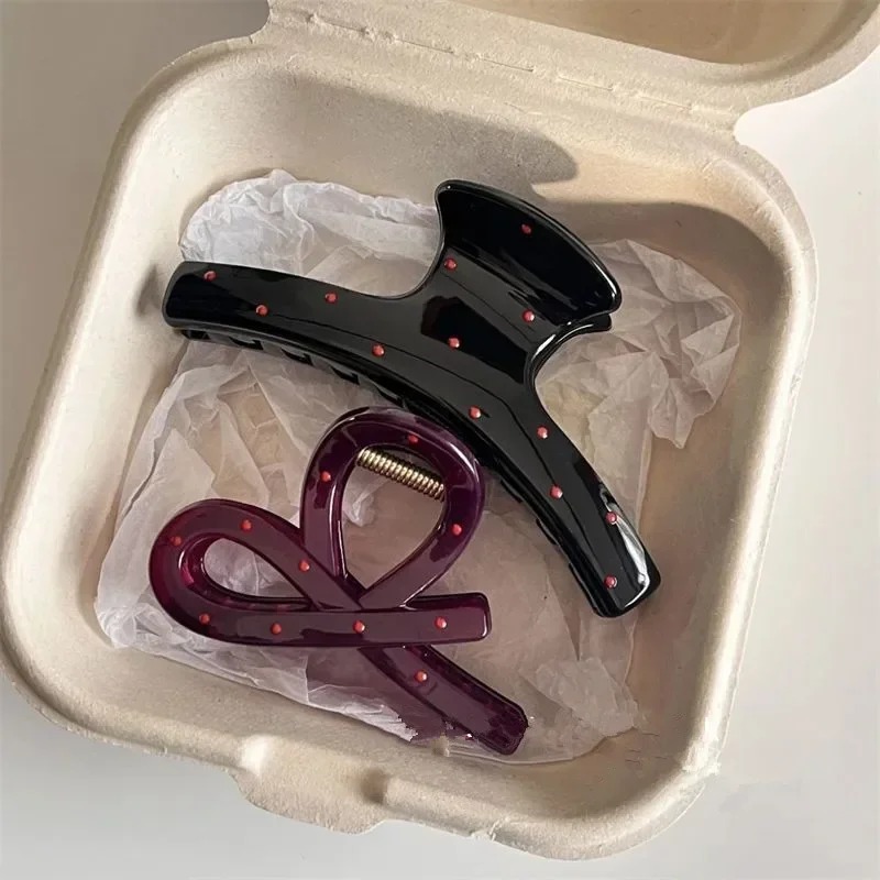 กิ๊บติดผมรูปโบว์ลายจุดสีแดงสไต - Ribbon Bow Gift บทวิจารณ์และราคา