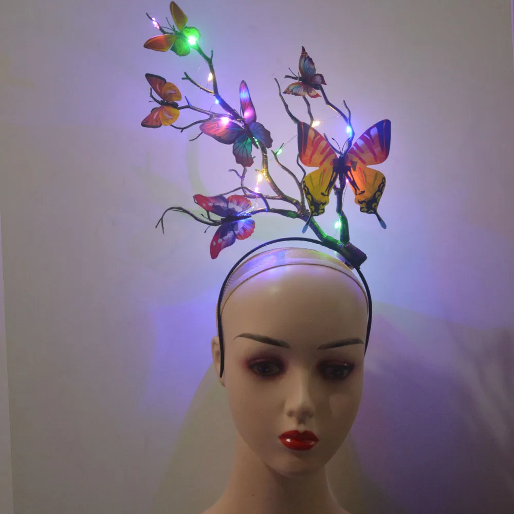 ที่คาดผมเขากวางเรืองแสงลายดอกไ - Reindeer Antlers Headband บทวิจารณ์และราคา