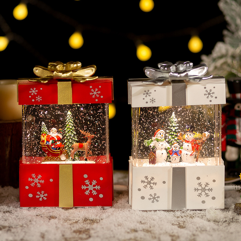 กล่องดนตรีลูกโลกหิมะอัตโนมัติ  - Snow Globe Musical บทวิจารณ์และราคา