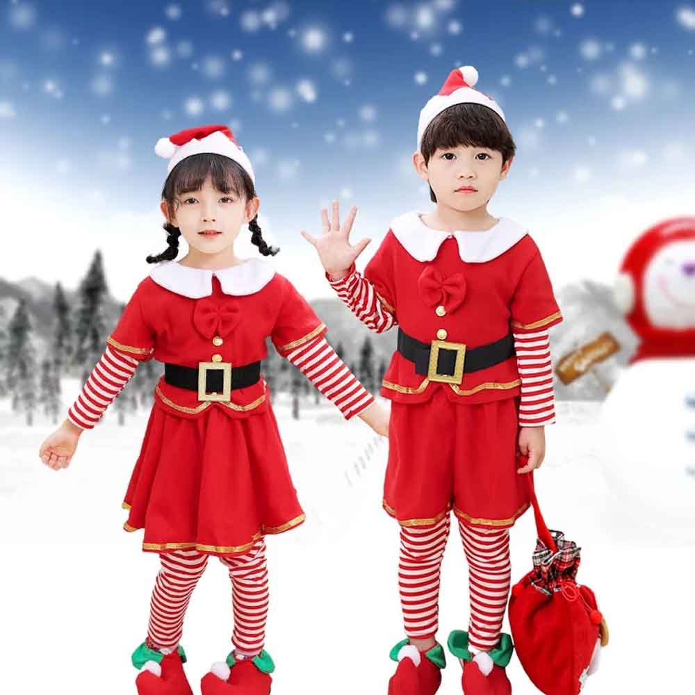ชุดเอลฟ์คริสต์มาสสำหรับเด็ก -  - Elf Costume Christmas บทวิจารณ์และราคา