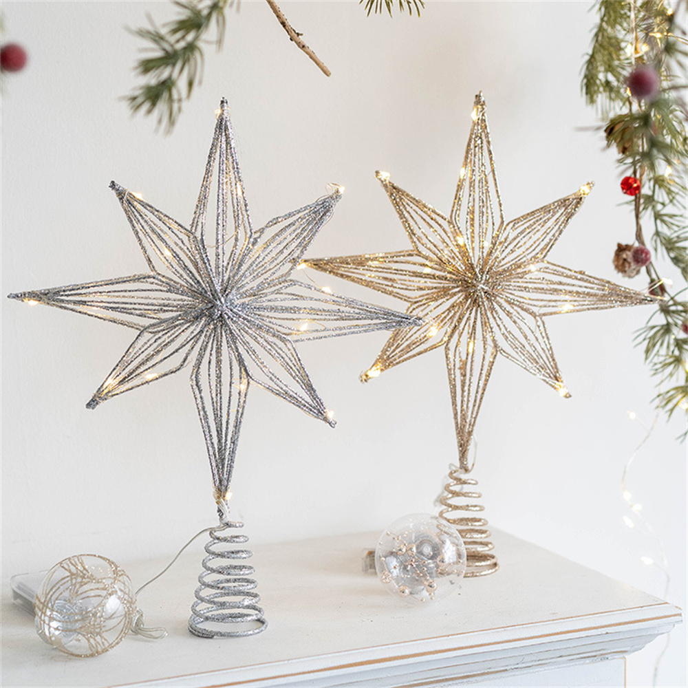ต้นคริสต์มาส Toppers ดาว LED S - Star Tree Topper บทวิจารณ์และราคา
