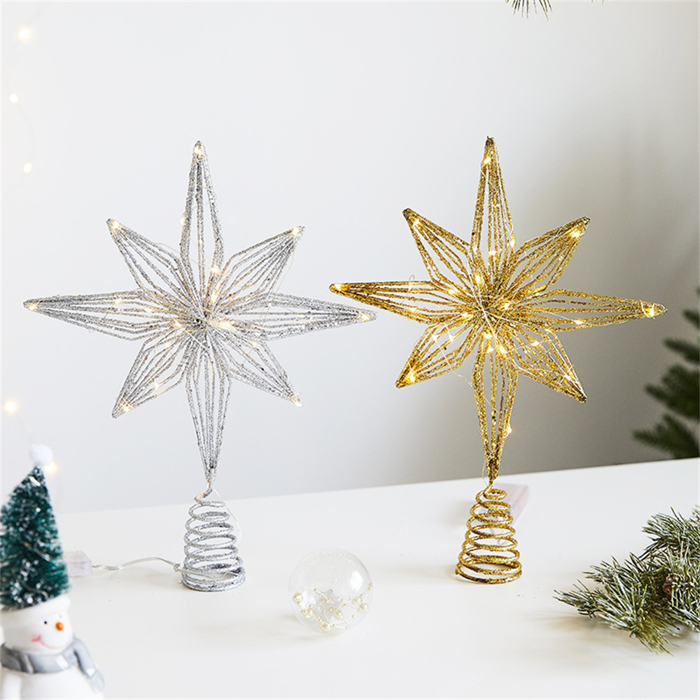 ต้นคริสต์มาส Toppers ดาว LED S - Star Tree Topper บทวิจารณ์และราคา