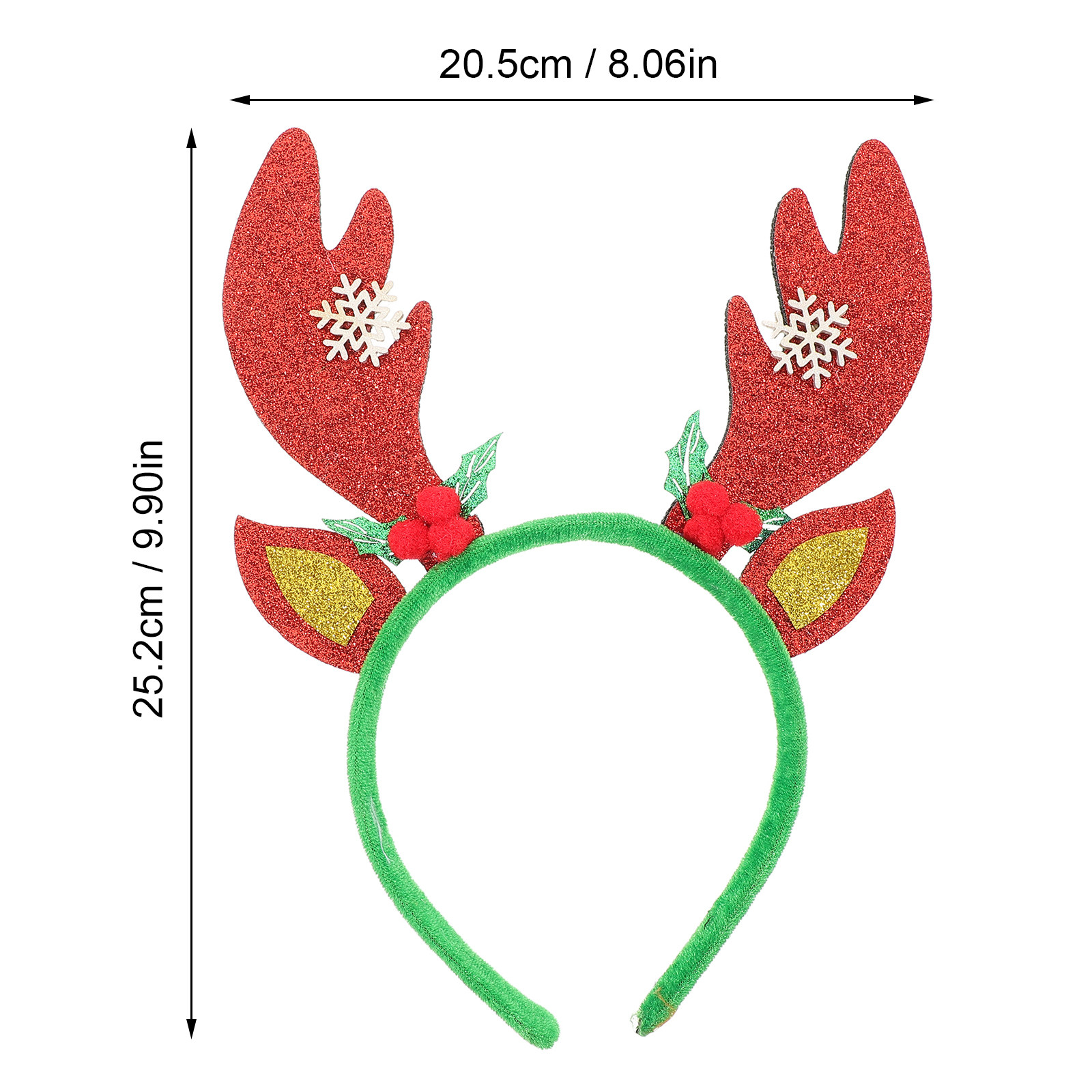 ที่คาดผมเขากวางคริสต์มาส สีแดง - Reindeer Antlers Headband บทวิจารณ์และราคา