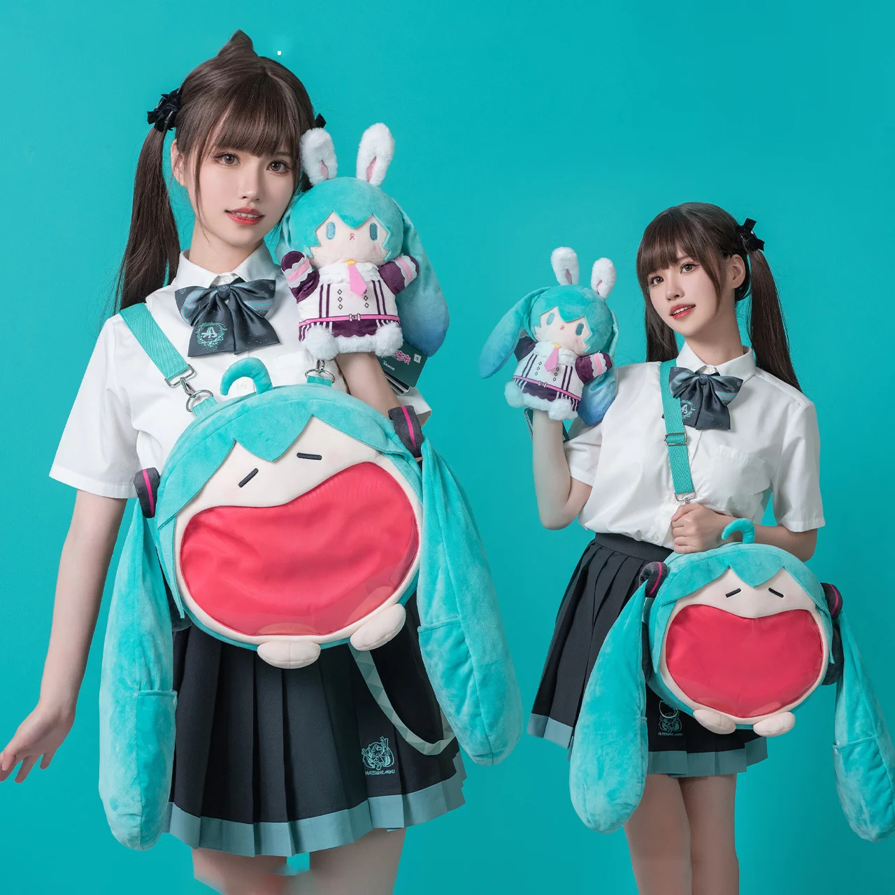 กระเป๋าสะพายไหล่ลายอนิเมะฮัตสึ - Santa Hat Plush บทวิจารณ์และราคา