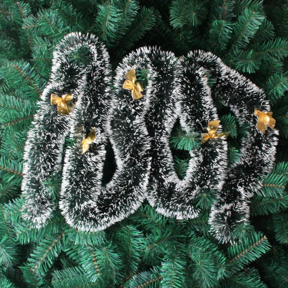 พวงมาลัยคริสต์มาสประดับด้วยไฟ  - Tinsel Garland Decoration บทวิจารณ์และราคา