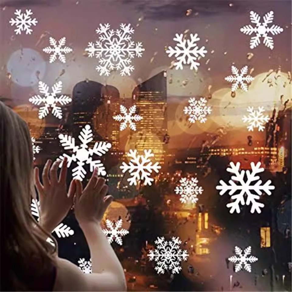 สติ๊กเกอร์ติดหน้าต่างลายเกล็ดห - Snowflake Window Decal บทวิจารณ์และราคา