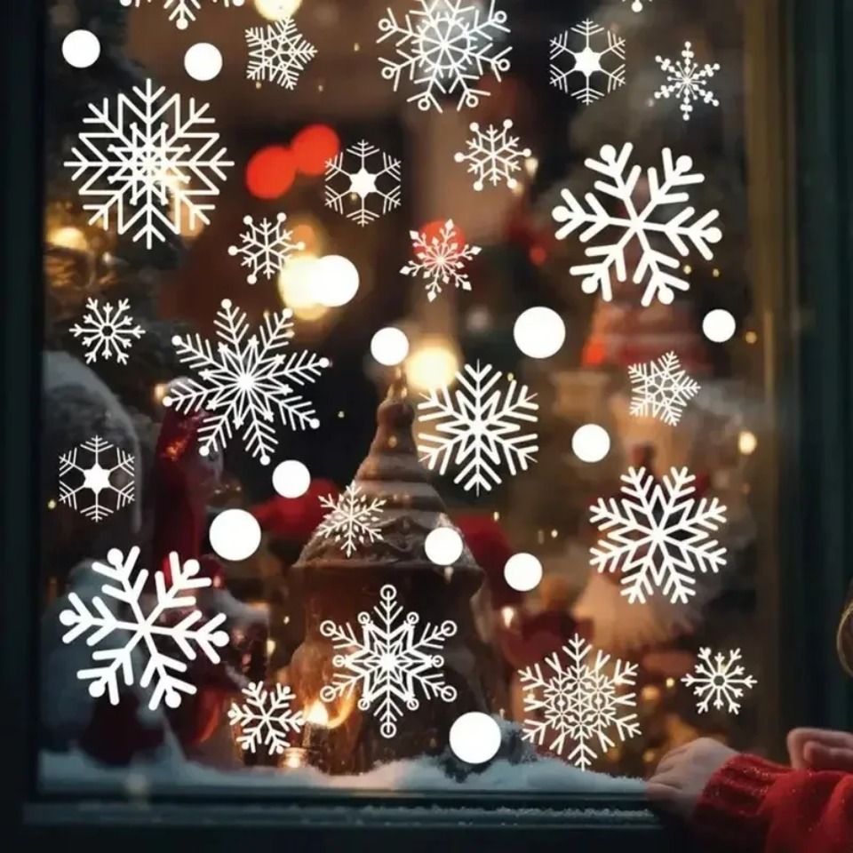 สติ๊กเกอร์ติดหน้าต่างลายเกล็ดห - Snowflake Window Decal บทวิจารณ์และราคา