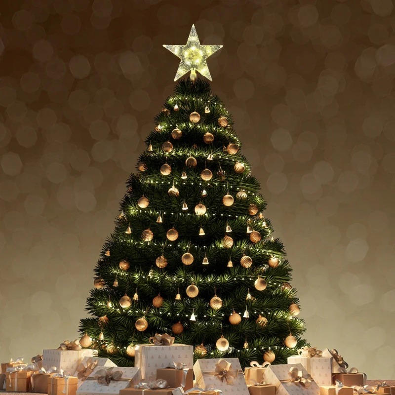 เรืองแสงคริสต์มาส 15 ซม.ต้นไม้ - Star Tree Topper บทวิจารณ์และราคา