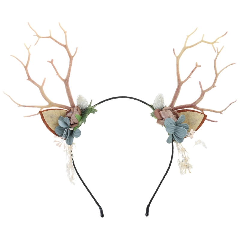 สาขา Reindeer Antler รูปร่างผม - Reindeer Antlers Headband บทวิจารณ์และราคา
