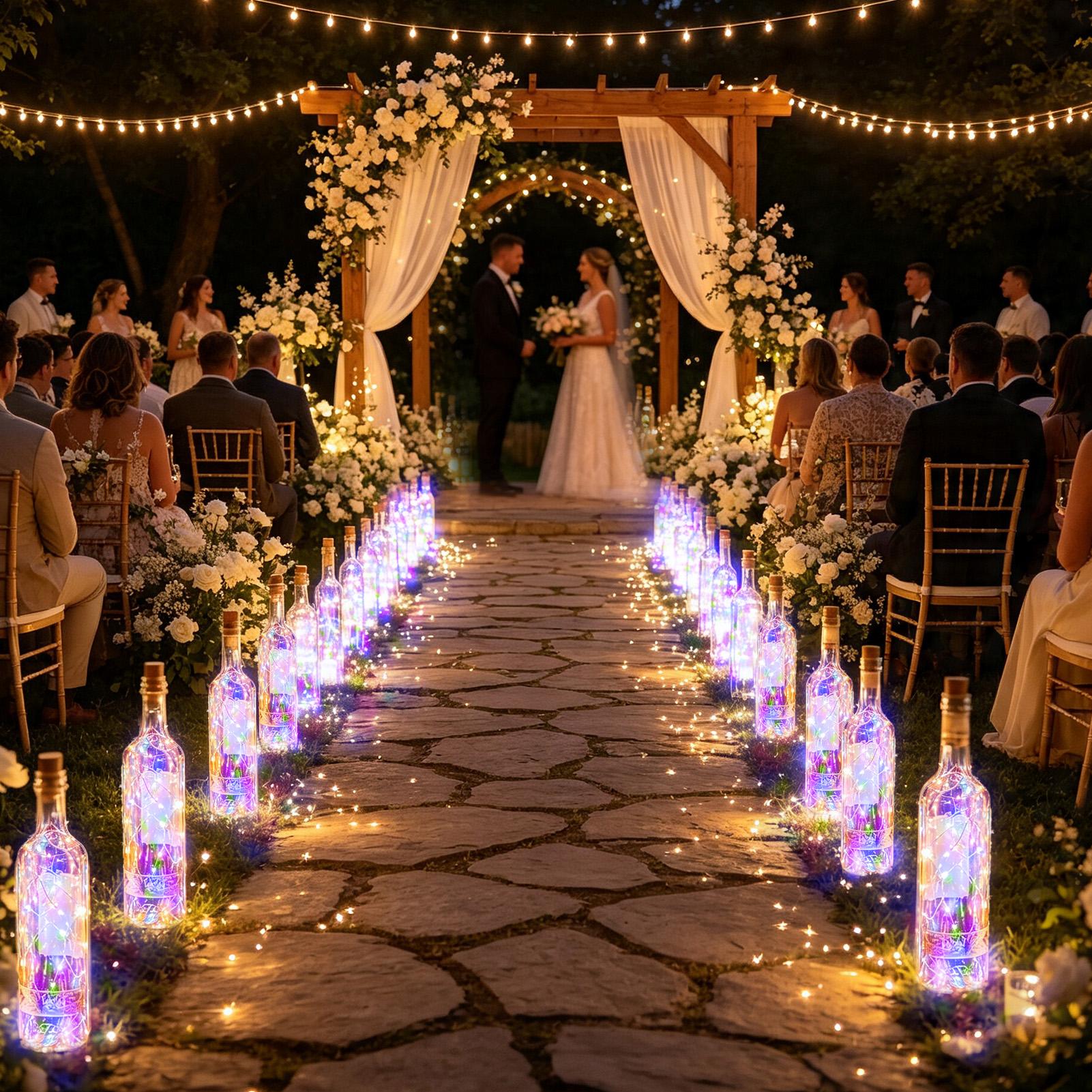 ไฟขวดไวน์พลังงานแสงอาทิตย์ LED - Led Fairy String Lights บทวิจารณ์และราคา