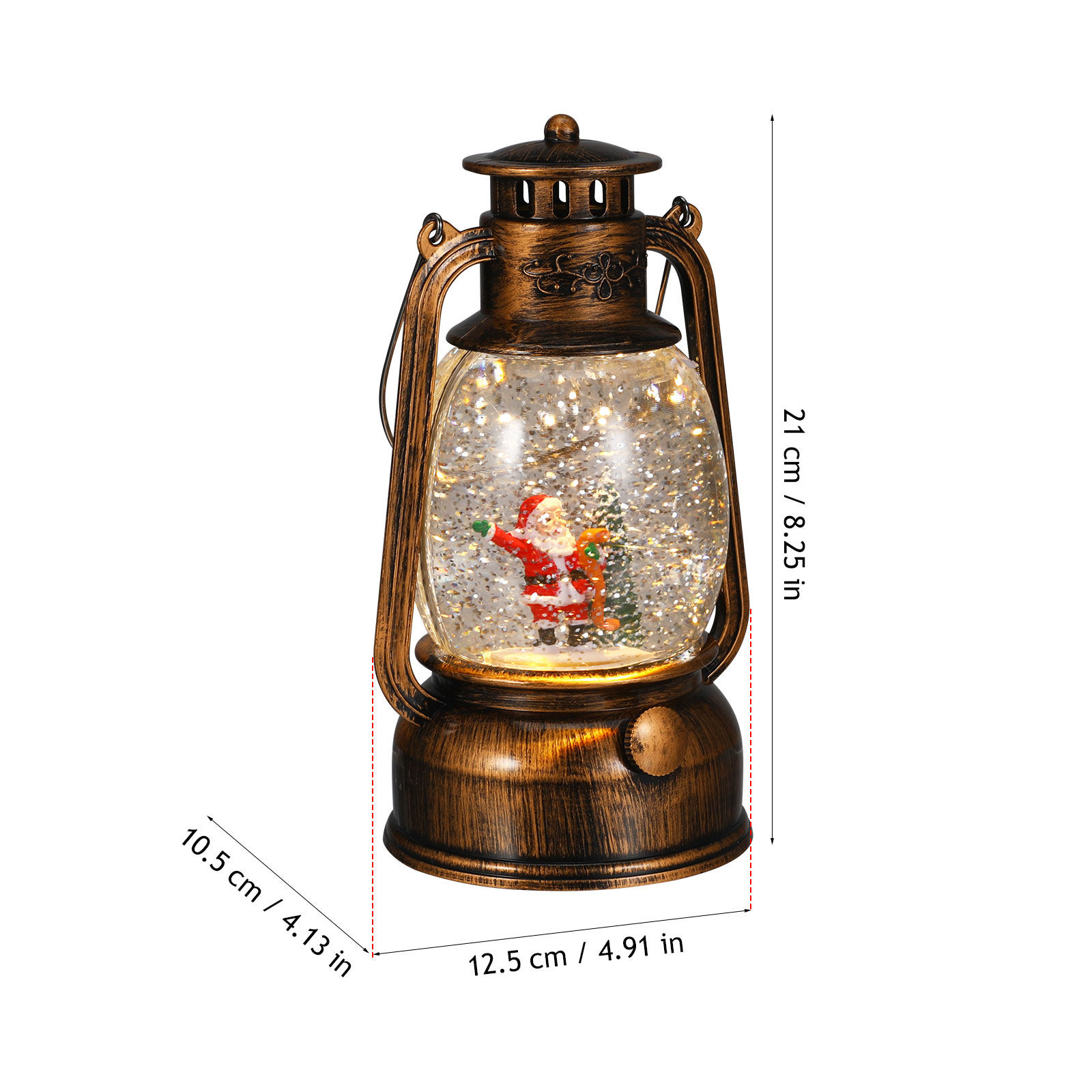 โคมไฟลูกโลกหิมะคริสต์มาสพร้อมด - Snow Globe Musical บทวิจารณ์และราคา