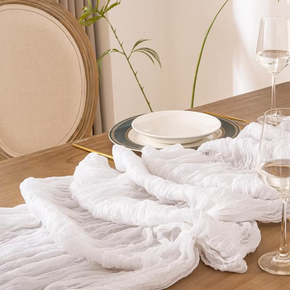 ผ้าปูโต๊ะชีสคลอธขนาด 90x400 ซม - Christmas Table Runner บทวิจารณ์และราคา