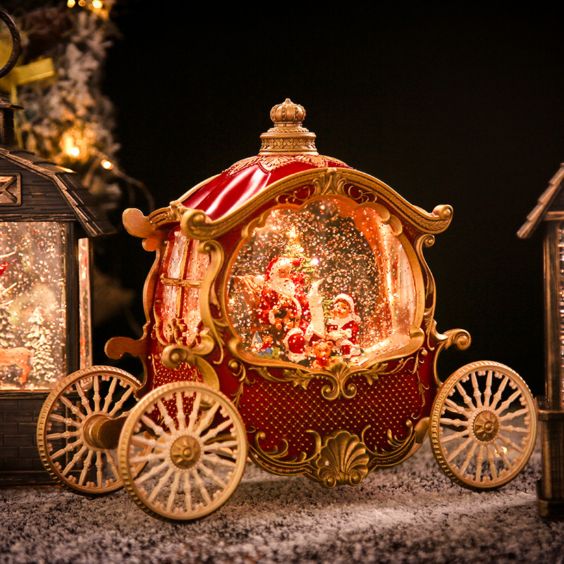กล่องดนตรีลูกโลกหิมะตกพร้อมต้น - Snow Globe Musical บทวิจารณ์และราคา