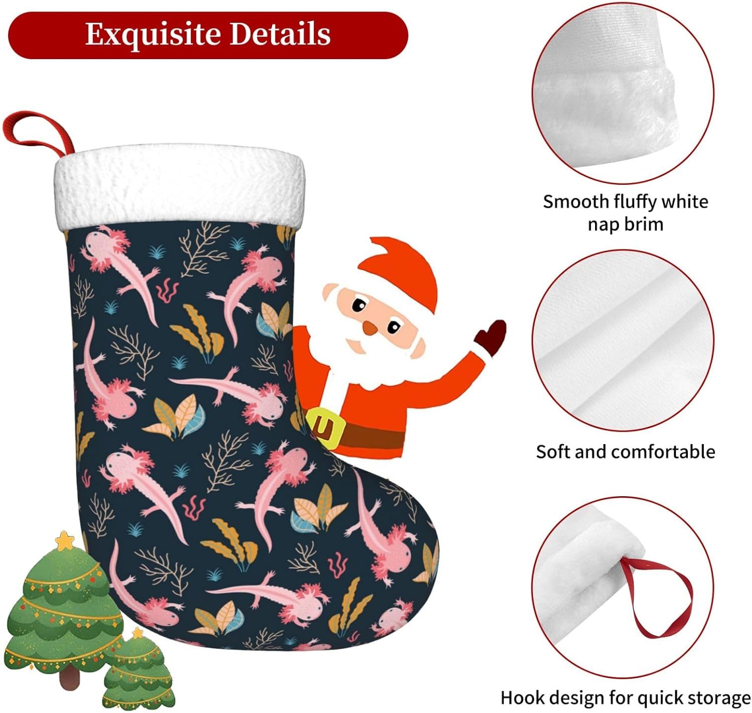 ถุงน่องคริสต์มาสลายอ็อกโซโลต์ล - Christmas Stocking Hanging บทวิจารณ์และราคา