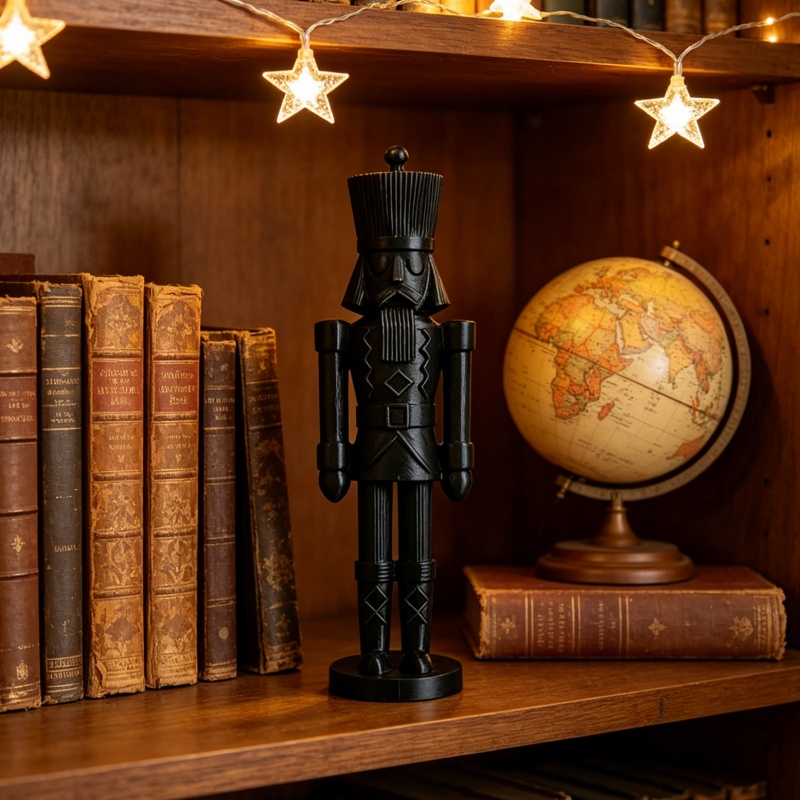 รูปปั้นทหารนัทแครกเกอร์สีดำสไต - Nutcracker Figurine บทวิจารณ์และราคา