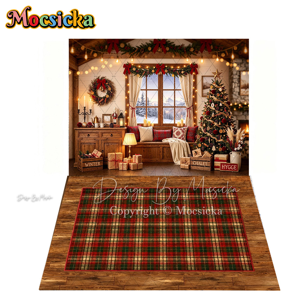 ฉากหลังถ่ายภาพห้องคริสต์มาสสไต - Christmas Throw Blanket บทวิจารณ์และราคา