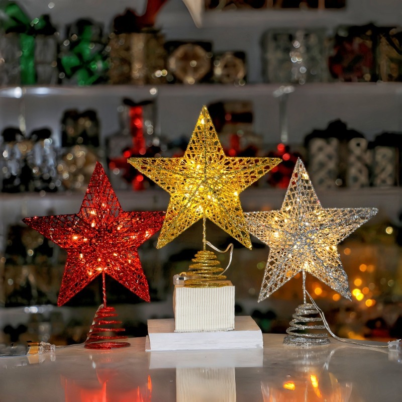 เครื่องประดับต้นคริสต์มาส ดาวก - Star Tree Topper บทวิจารณ์และราคา
