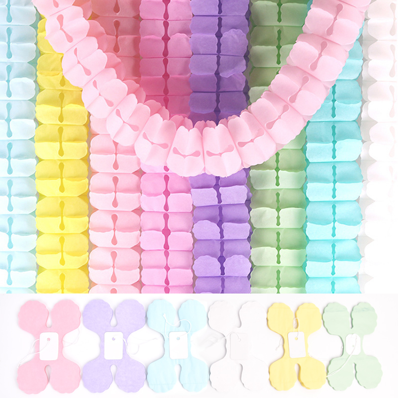 พวงมาลัยกระดาษรูปใบโคลเวอร์สี่ - Tinsel Garland Decoration บทวิจารณ์และราคา