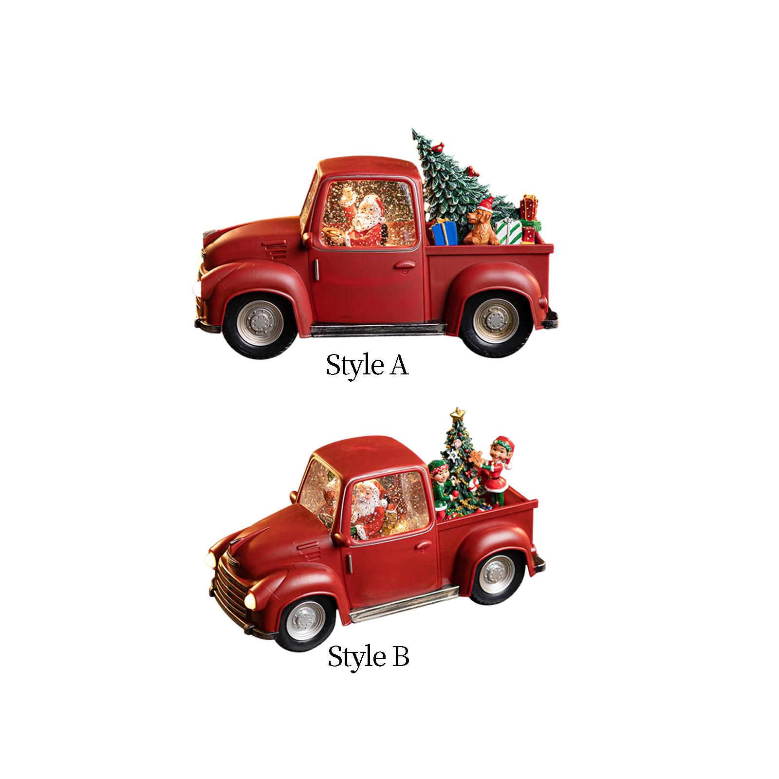 รถบรรทุกซานตาคลอสตกแต่งคริสต์ม - Snow Globe Musical บทวิจารณ์และราคา