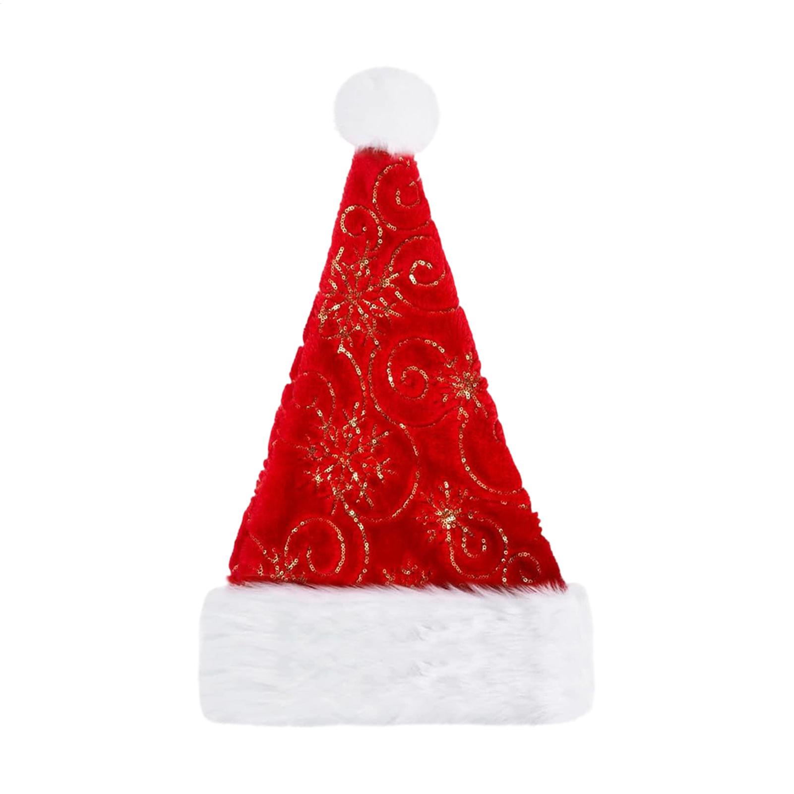 หมวกคริสต์มาสผ้ากำมะหยี่แบบพกพ - Santa Hat Plush บทวิจารณ์และราคา