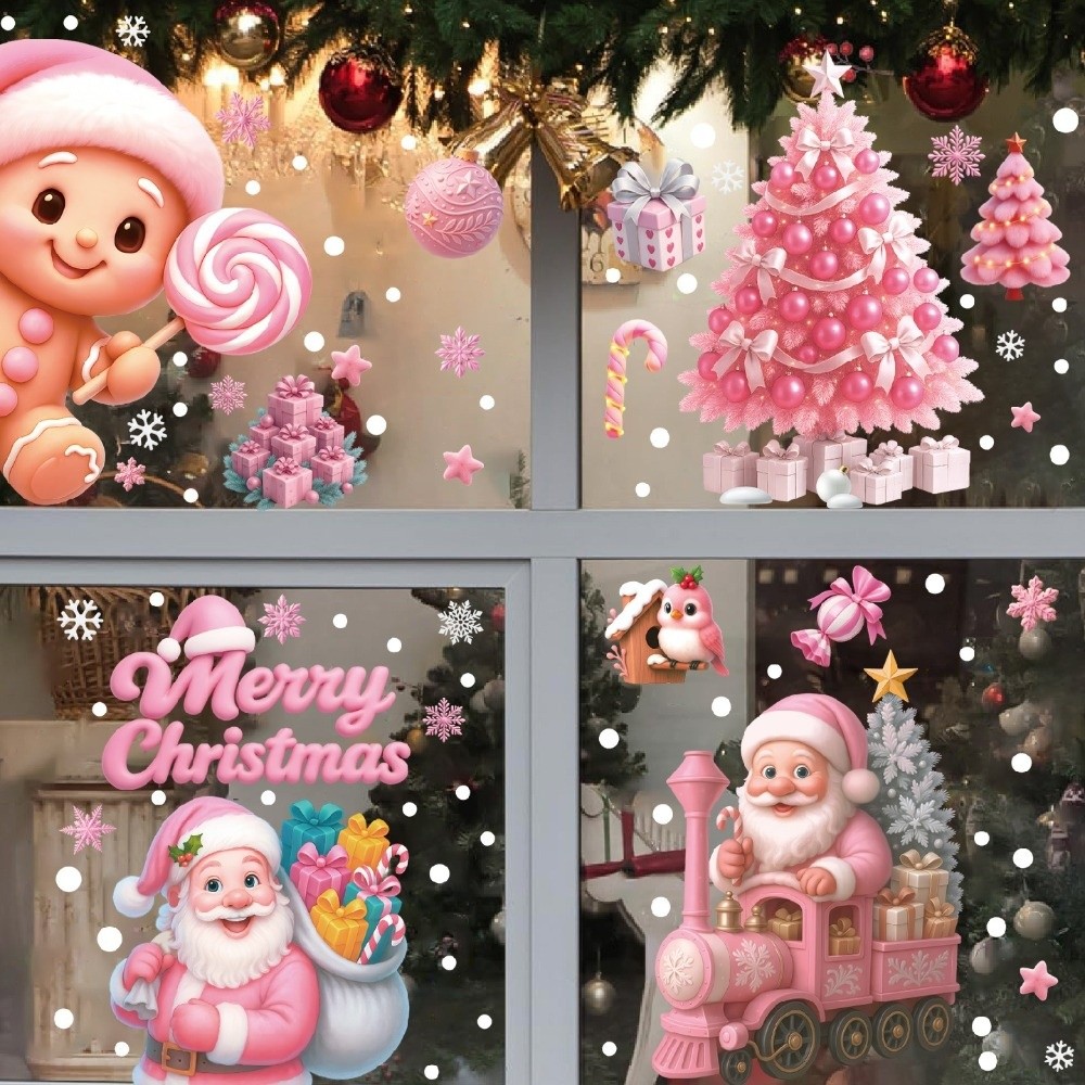 สติกเกอร์ติดหน้าต่าง PVC แบบลอ - Snowflake Window Decal บทวิจารณ์และราคา