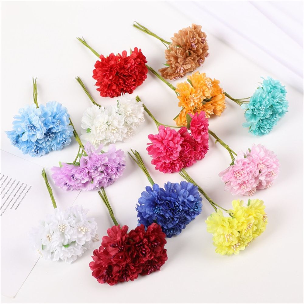 พวงมาลาเกสรช่อดอกไม้เทียม18ชิ้ - Christmas Wreath Fake บทวิจารณ์และราคา