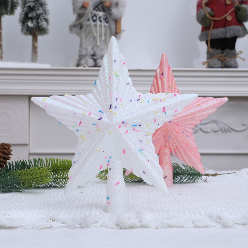 ดาวประดับยอดต้นคริสต์มาส สีชมพ - Star Tree Topper บทวิจารณ์และราคา