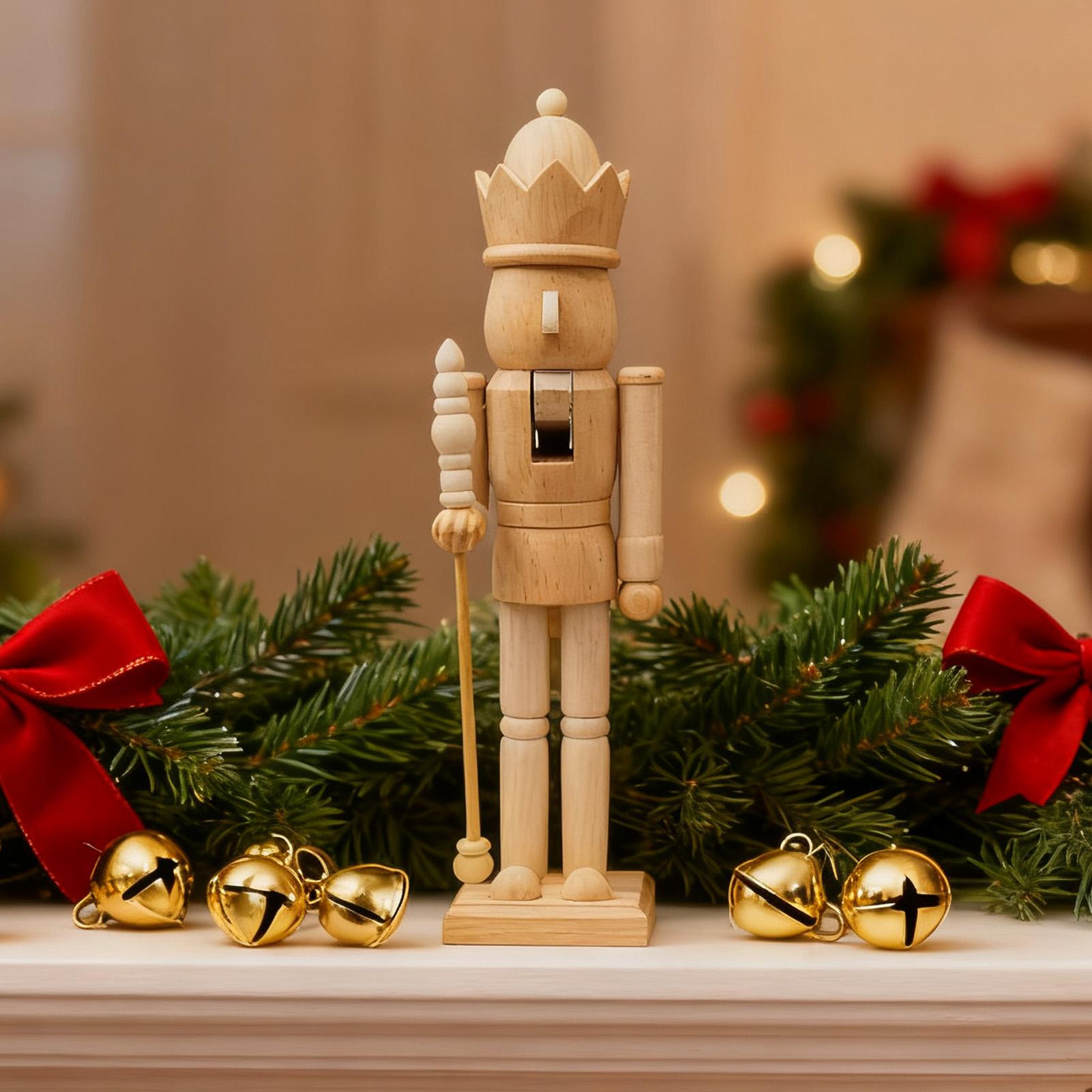 ตุ๊กตานัทแครกเกอร์ไม้ขนาด 38 ซ - Nutcracker Figurine บทวิจารณ์และราคา