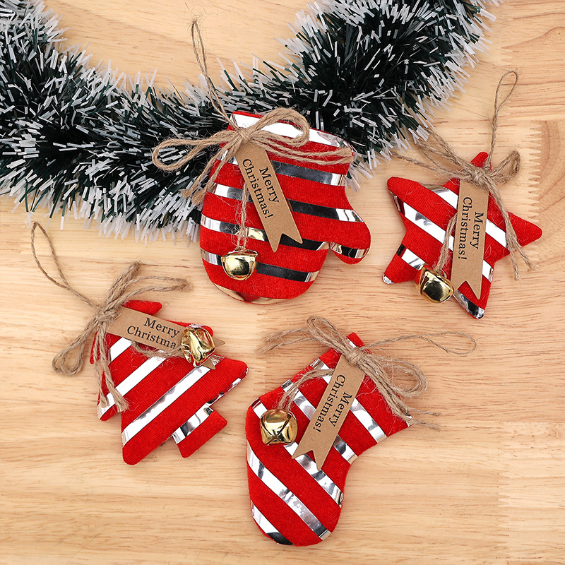 ของตกแต่งต้นคริสต์มาส 4 ชิ้น ข - Christmas Stocking Hanging บทวิจารณ์และราคา