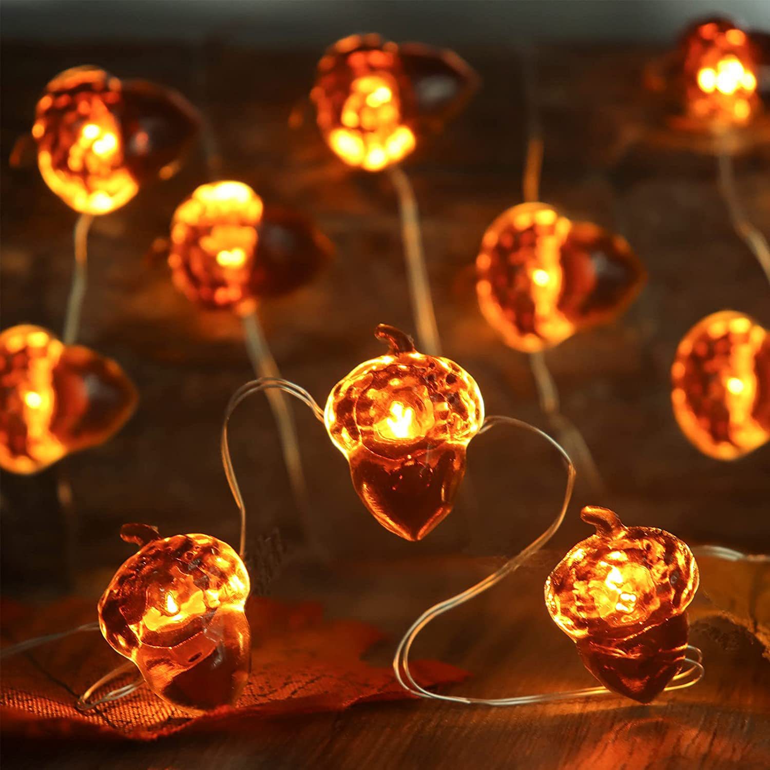 30 LEDs Acorn String Lights ตก - Led Fairy String Lights บทวิจารณ์และราคา