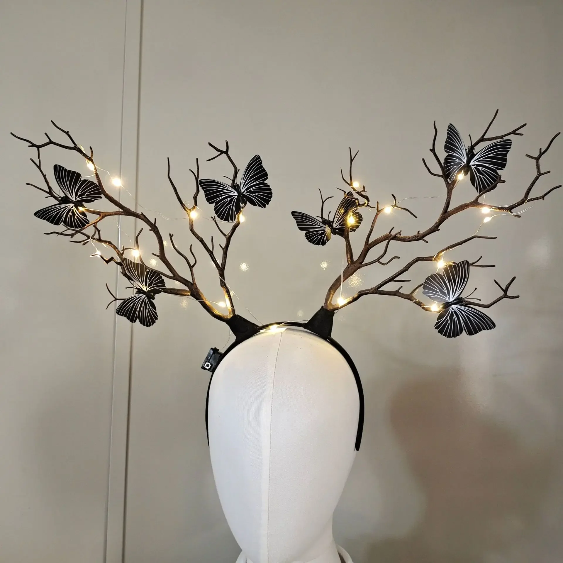 ที่คาดผมกวางเรนเดียร์เรืองแสงผ - Reindeer Antlers Headband บทวิจารณ์และราคา