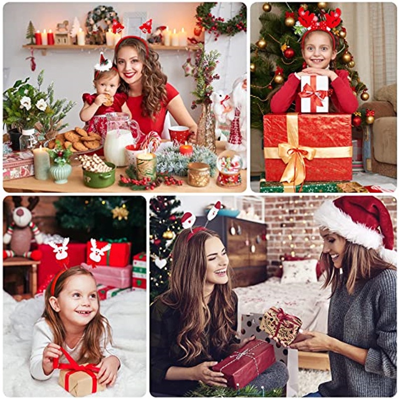 1-15 ชิ้นที่คาดผมคริสต์มาส หิม - Reindeer Antlers Headband บทวิจารณ์และราคา