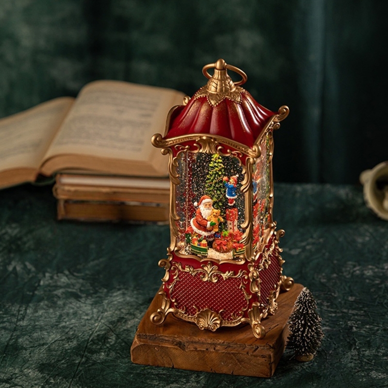 เขย่าลูกโลกหิมะที่เปิดใช้งานโค - Snow Globe Musical บทวิจารณ์และราคา