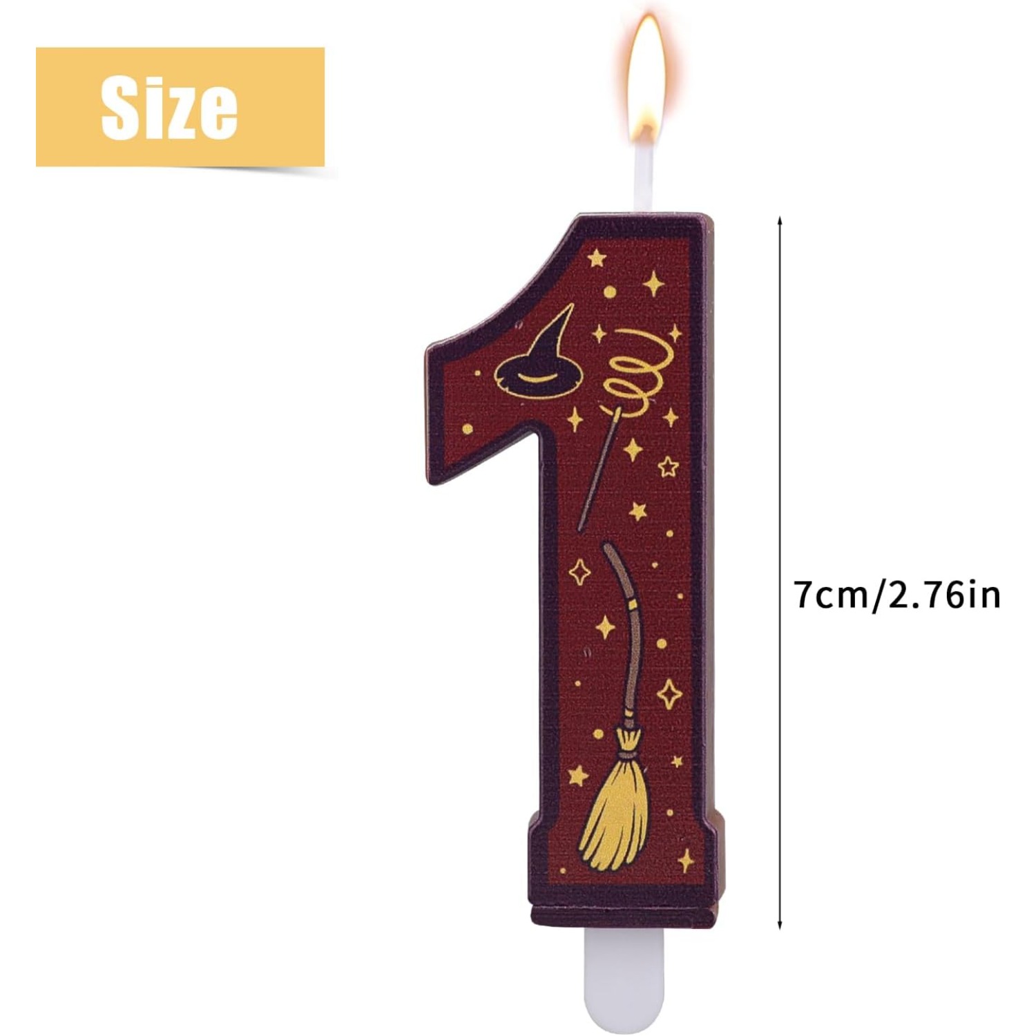 1 ชุด เทียนสีน้ำตาลธีมเวทมนตร์ - Holiday Candle Set บทวิจารณ์และราคา